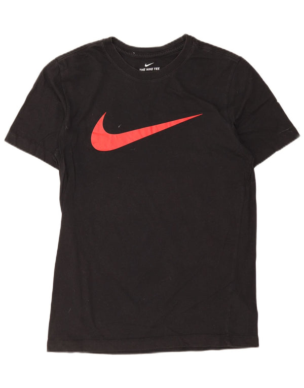 Nike Mens Graphic T-Shirt Top Small Black Cotton