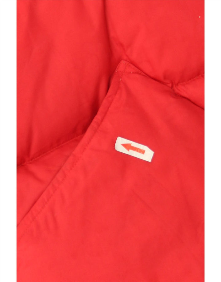 Le Frog - Chaqueta acolchada para hombre, talla 38, talla mediana, color rojo poliamida