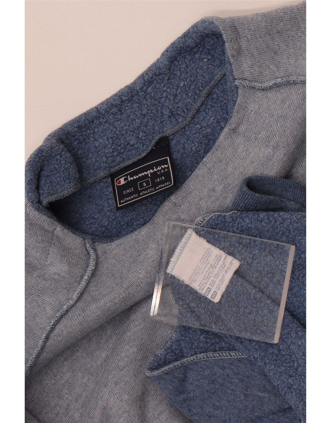 Champion Sudadera extragrande para mujer, talla 10, algodón azul pequeño