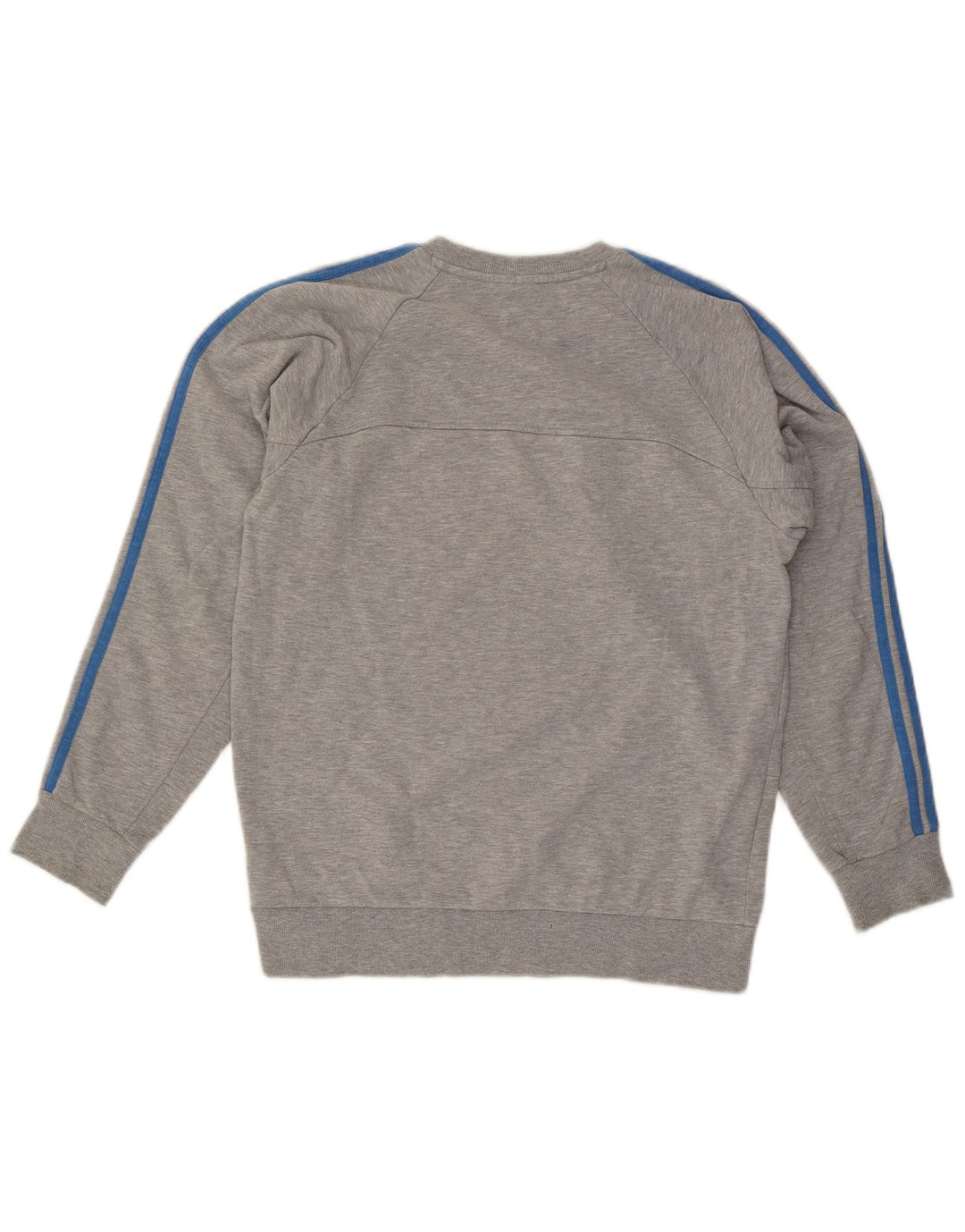 Adidas Hombre Sudadera Jumper Gris Medio Algodón
