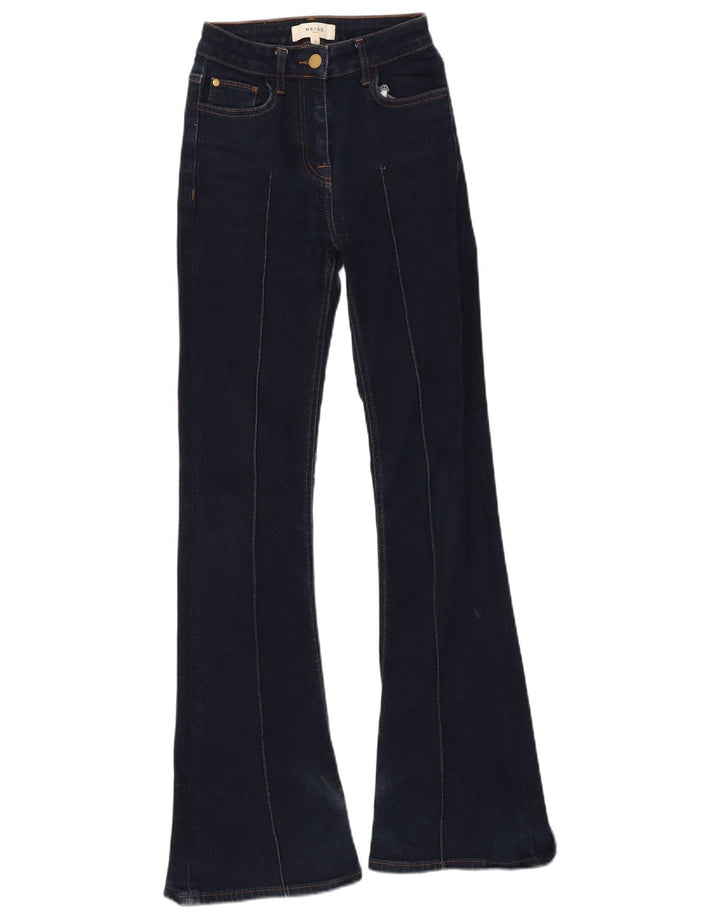 Vaqueros Acampanados Reiss Mujer W25 L31 Algodón Azul Marino
