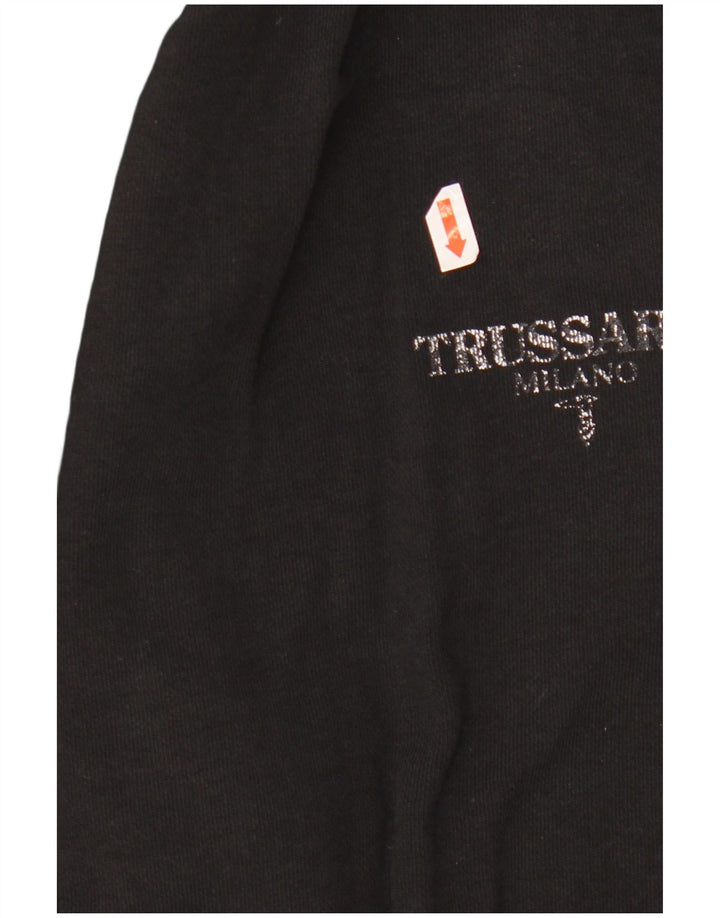TRUSSARDI Pantalones de Chándal para Hombre Joggers Small Negro Algodón