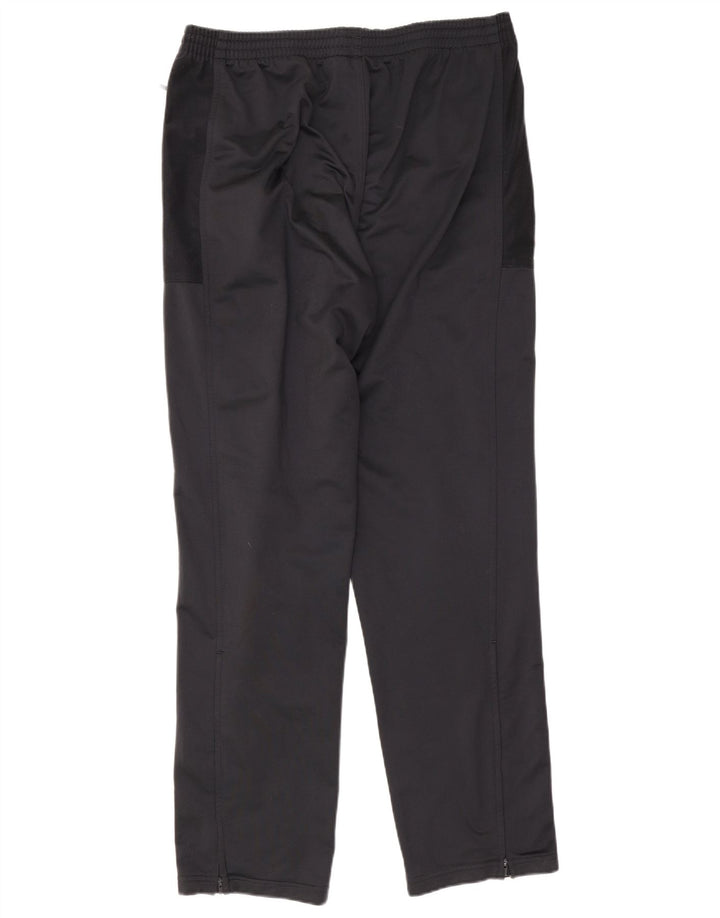 Adidas Pantalones de chándal para hombre UK 42/44 Large Negro Poliéster
