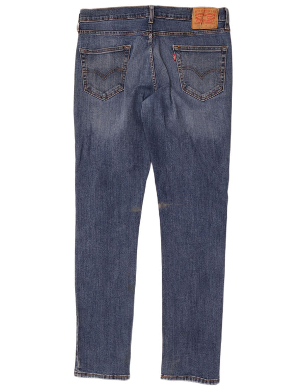 Levi's Hombre 511 Slim Jeans W34 L34 Algodón Azul