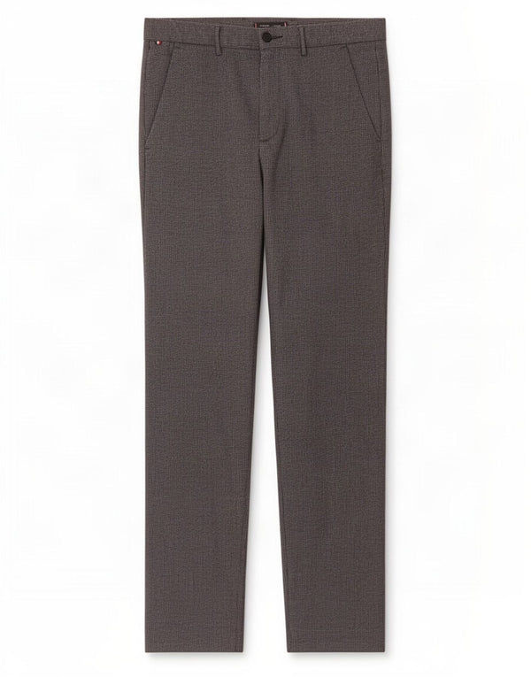 Tommy Hilfiger Pantalones chinos ajustados para hombre W32 L32 Poliéster azul marino