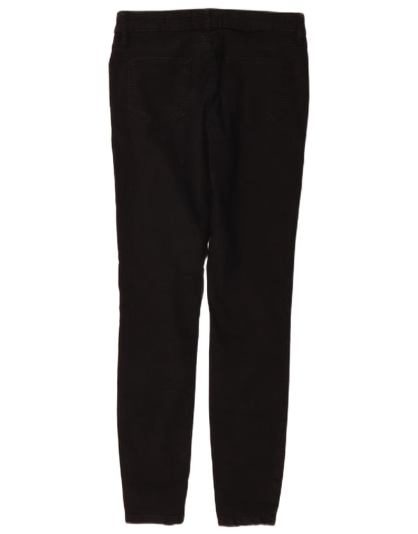 Vaqueros Jegging para mujer Fat Face UK 10 Small W30 L29 Algodón negro