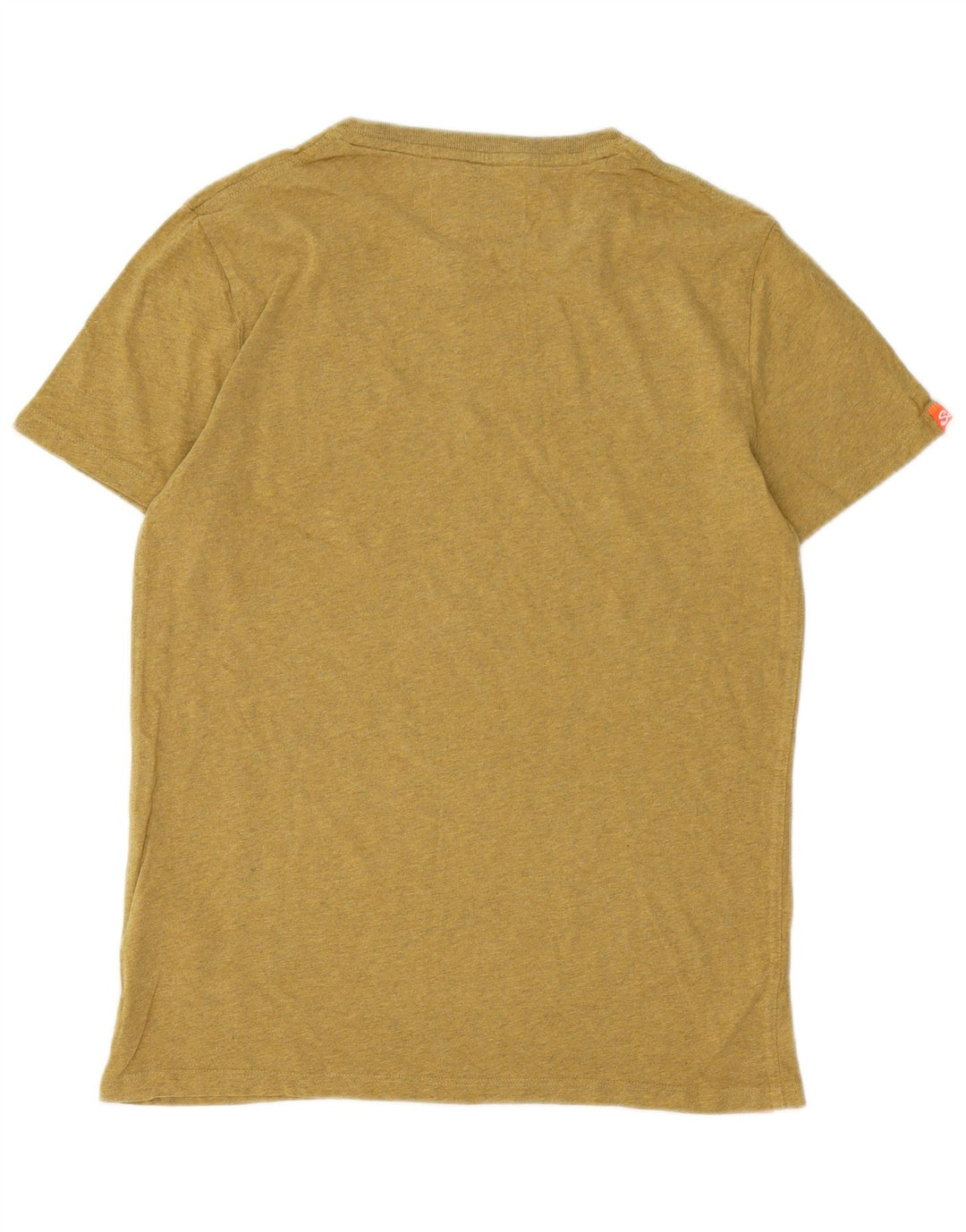 SUPERDRY Camiseta para hombre Top Small Khaki Cotton