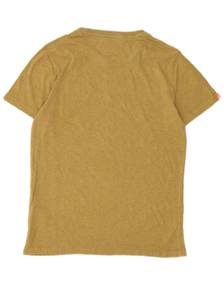 SUPERDRY Camiseta para hombre Top Small Khaki Cotton