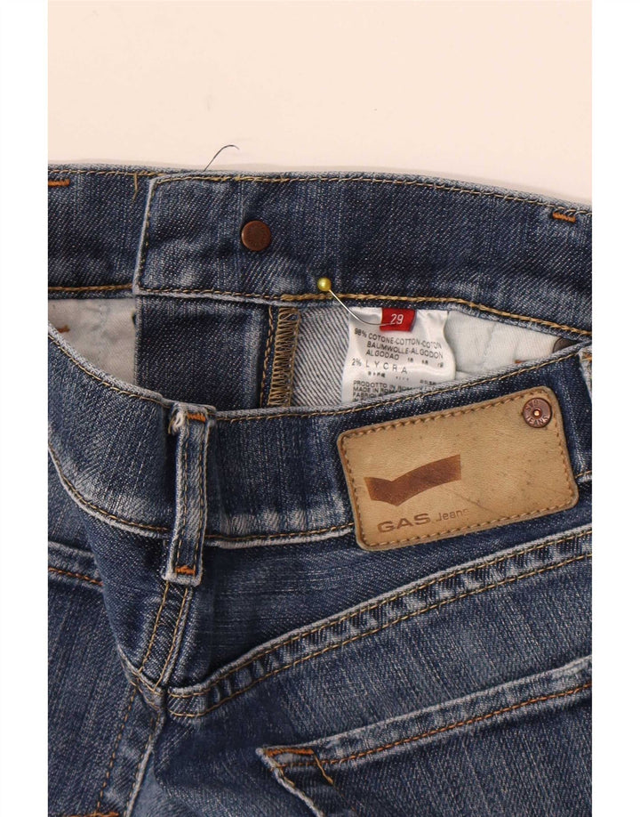 Vaqueros Bootcut Gas Mujer W29 L34 Algodón Azul