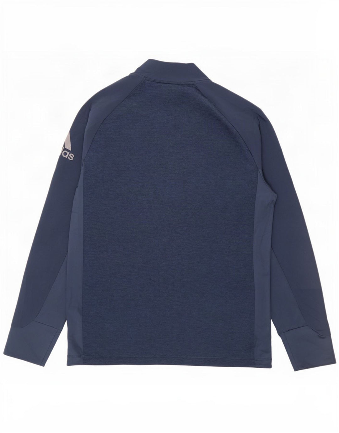 Adidas Hombre Graphic Pullover Chándal Top Medio Azul Marino Colorblock