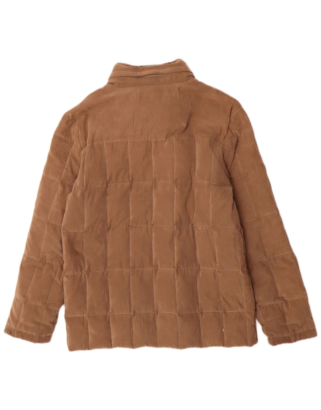 Pal Zileri Chaqueta acolchada con capucha para hombre IT 50 Large Marrón Poliéster