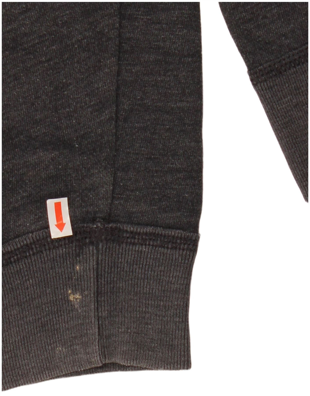 HOLLISTER Suéter con capucha y cremallera gráfica para hombre Algodón gris medio