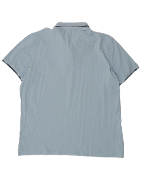 CARRERA Polo Hombre 2XL Algodón Azul