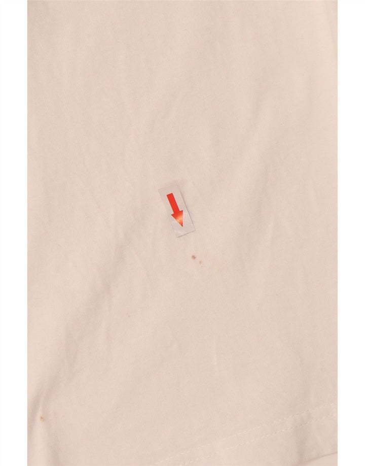 KAPPA Camiseta Hombre Top XL Blanco Algodón