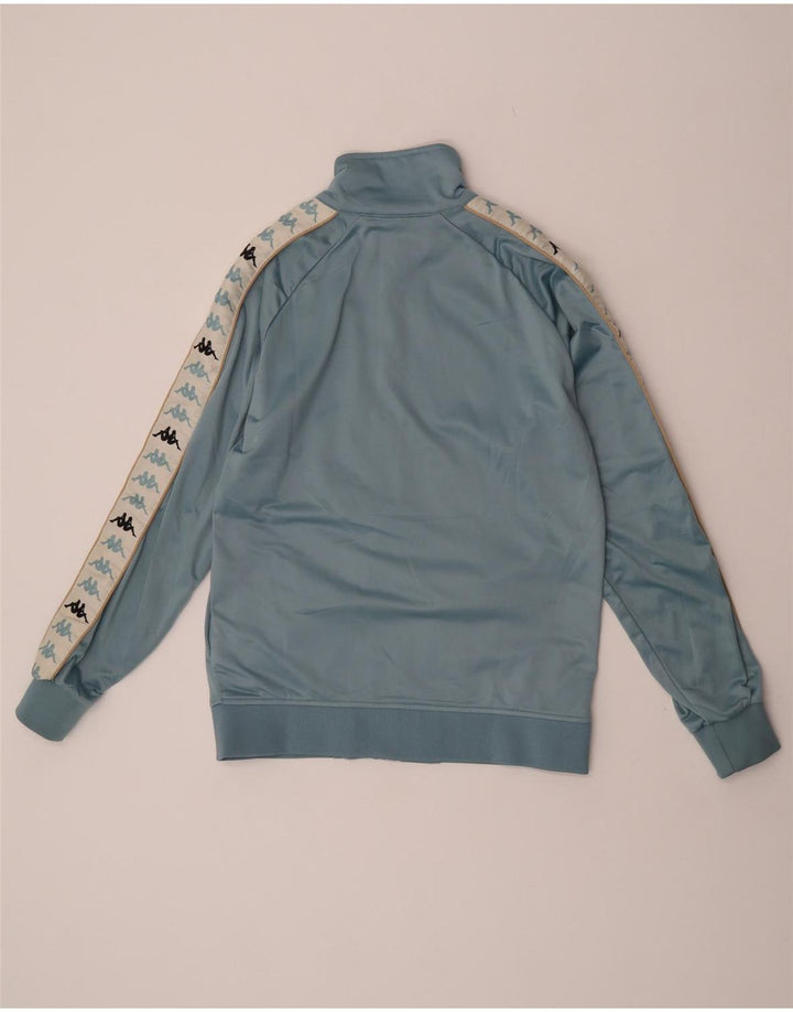 Kappa Hombre Chaqueta De Chándal Con Estampado Gráfico Poliéster Color Block Azul Medio