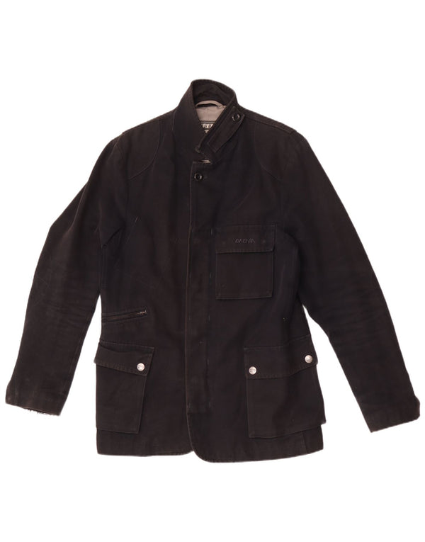Brema Chaqueta utilitaria para hombre IT 46 Small Algodón negro
