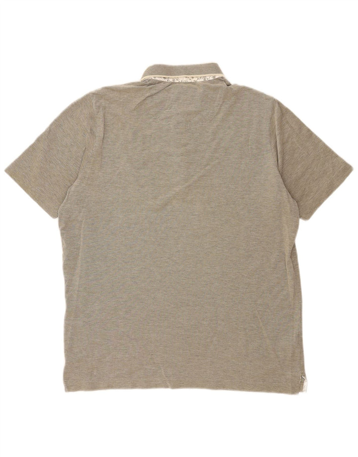 Tommy Bahama Polo de ajuste moderno para hombre de algodón gris medio
