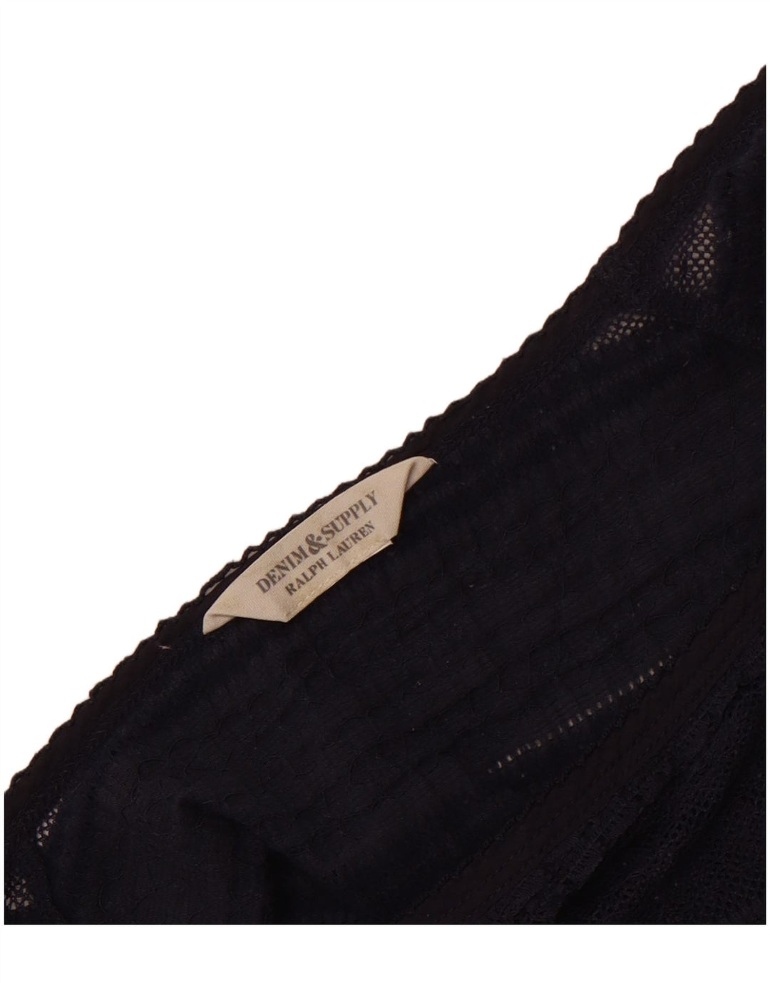 Ralph Lauren Blusa corta para mujer Reino Unido 12 Azul marino mediano