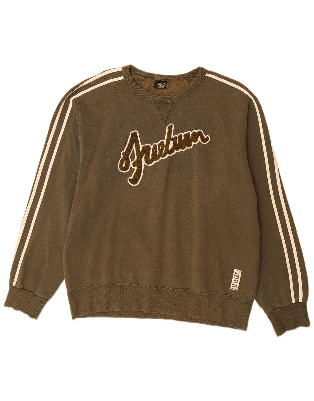 Lee Mens Graphic Sudadera Jumper 2XL Caqui Algodón