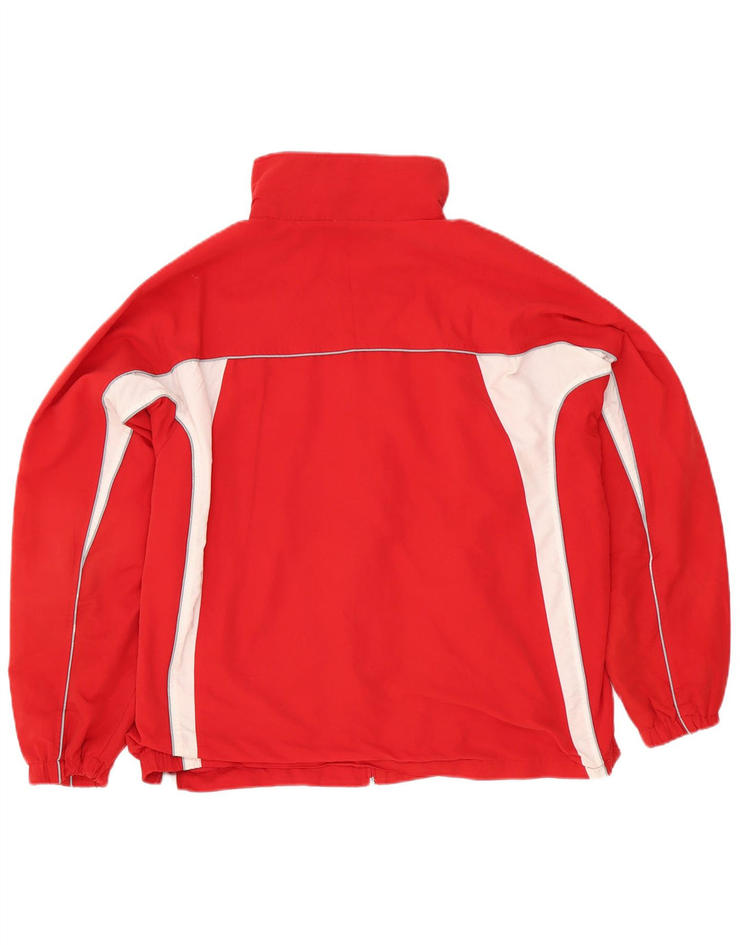 Asics Hombre Chándal Top Chaqueta Grande Rojo Colorblock Poliéster