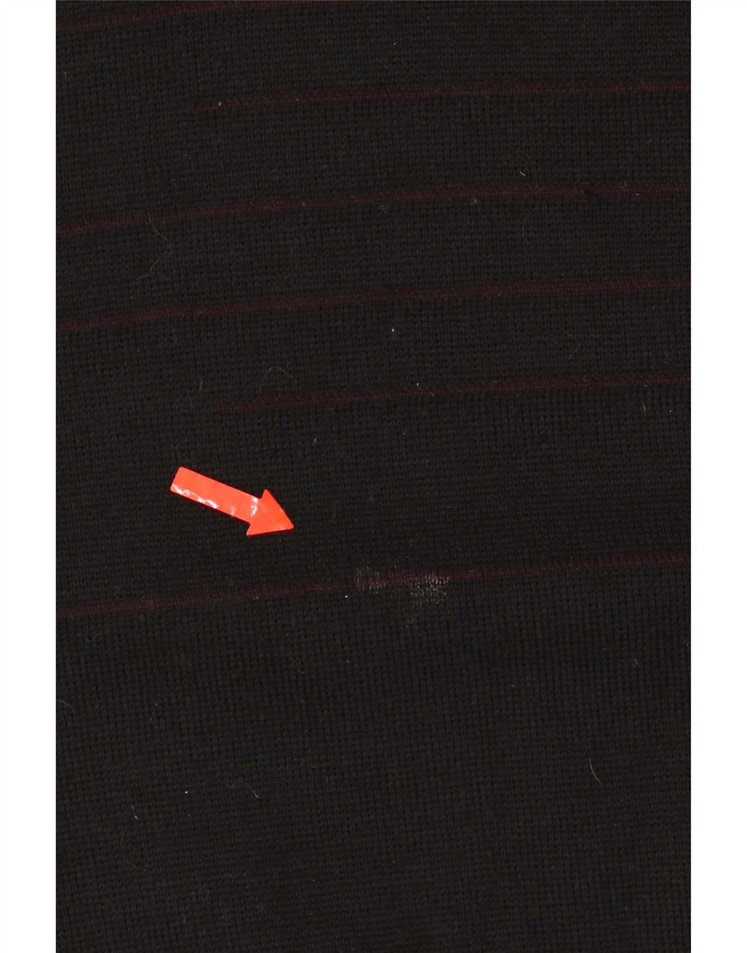 Marks & Spencer - Jersey con cuello en V para hombre, talla grande, de lana a rayas, color negro