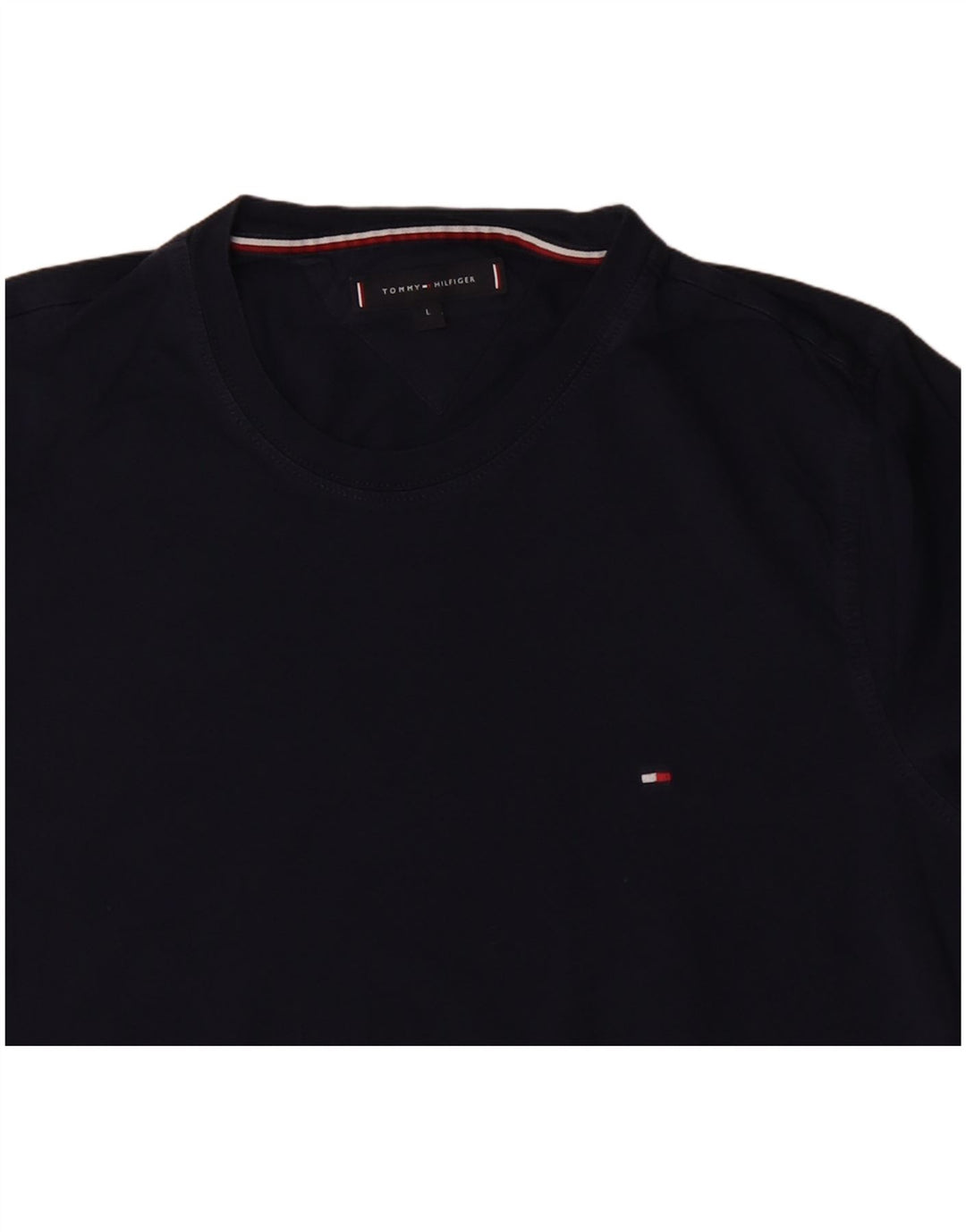 Tommy Hilfiger - Camiseta para hombre, talla grande, color azul marino, algodón