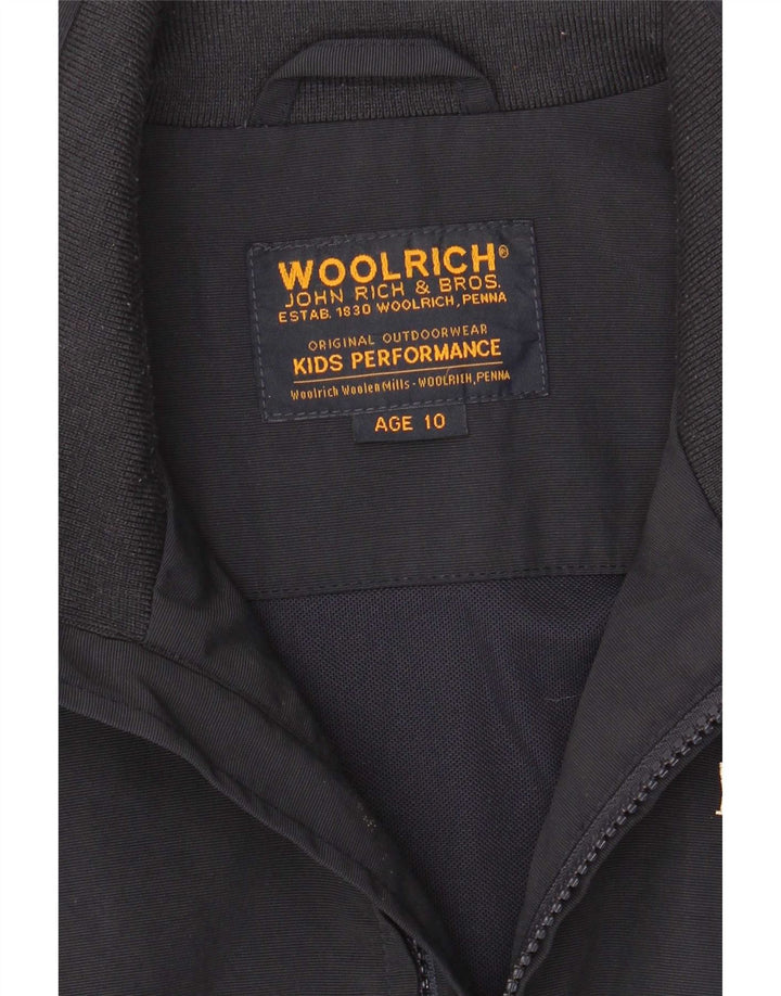 Woolrich Cazadora bomber para niño 9-10 años Azul marino