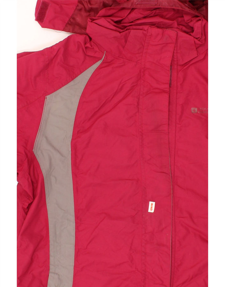 MOUNTAIN WAREHOUSE Womens Windbreaker Jacket UK 16 Large  Pink Colourblock Vintage Mountain Warehouse and Second-Hand Mountain Warehouse from Messina Hembry 