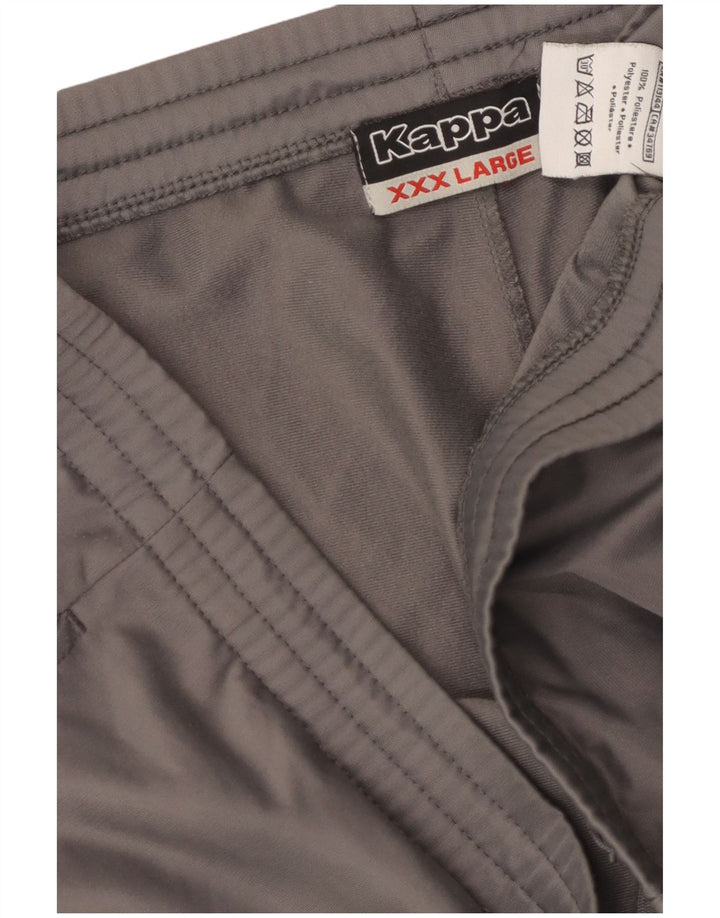 Kappa Pantalón Chándal Hombre 3XL Gris Poliéster