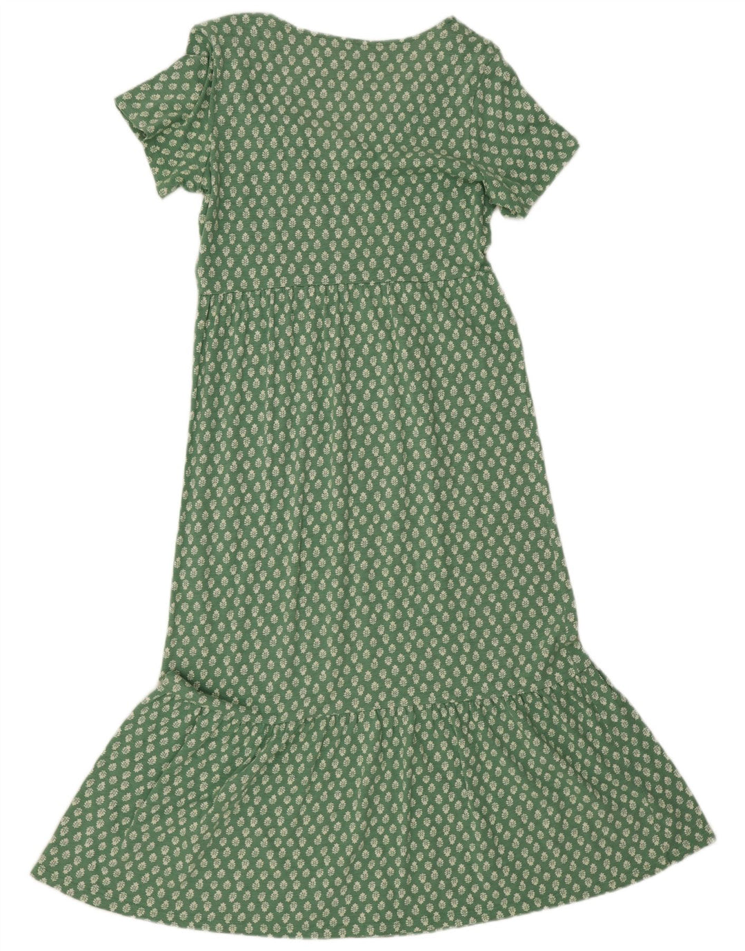 Vestido largo para mujer de White Stuff, talla 48, algodón verde medio con estampado floral