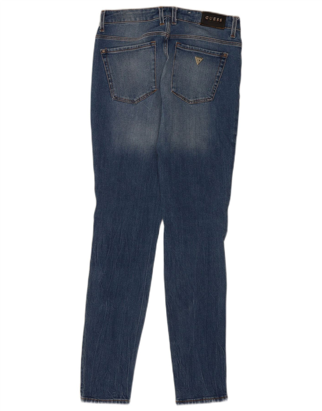 Guess Jeans Ajustados Desgastados Mujer W26 L29 Azul