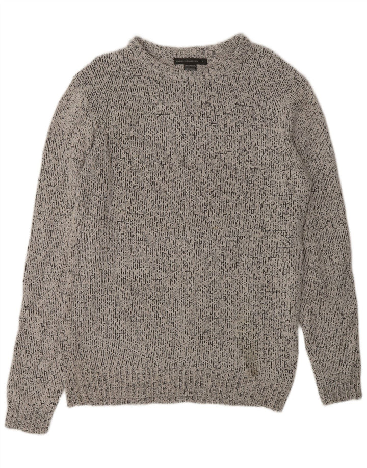 FRENCH CONNECTION Suéter tipo jersey con cuello barco para hombre Poliéster gris grande