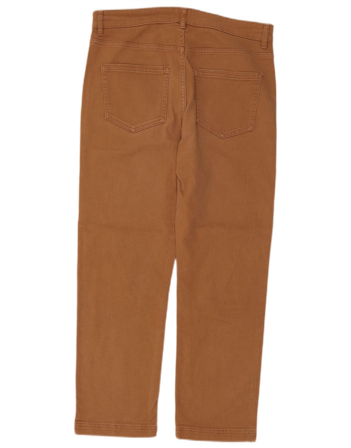 Pantalones rectos para mujer de White Stuff UK 40 Medium W32 L26 Algodón marrón