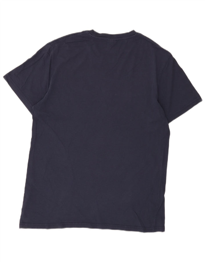G-Star Hombre Camiseta Gráfica Top Medium Azul Marino Algodón