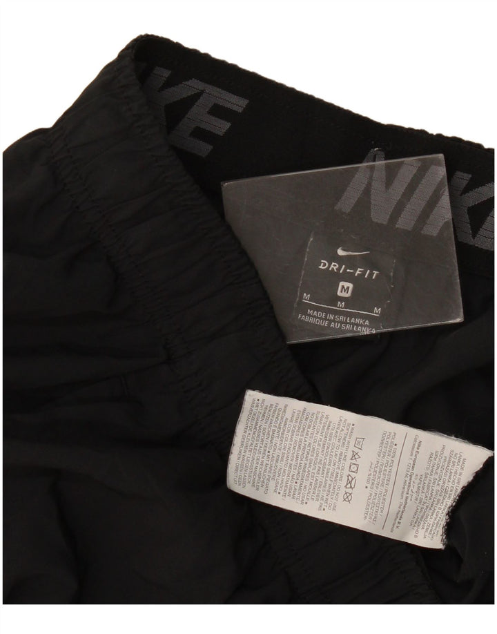 Pantalones cortos deportivos Nike Dri Fit para hombre Poliéster negro mediano
