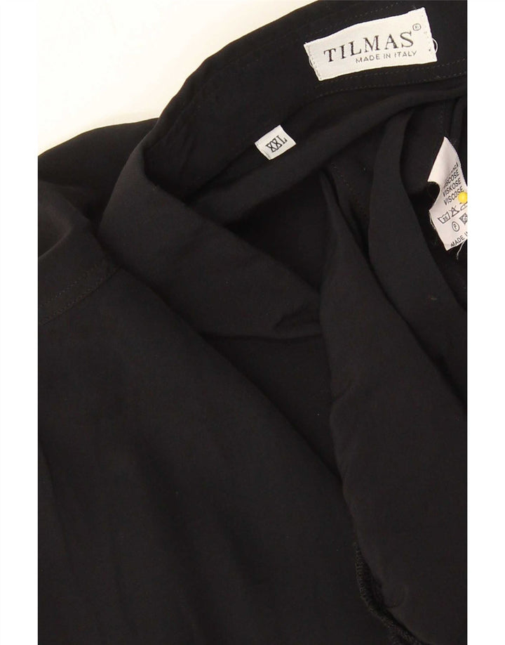 Tilmas Camisa Manga Corta Hombre 2XL Viscosa Negra