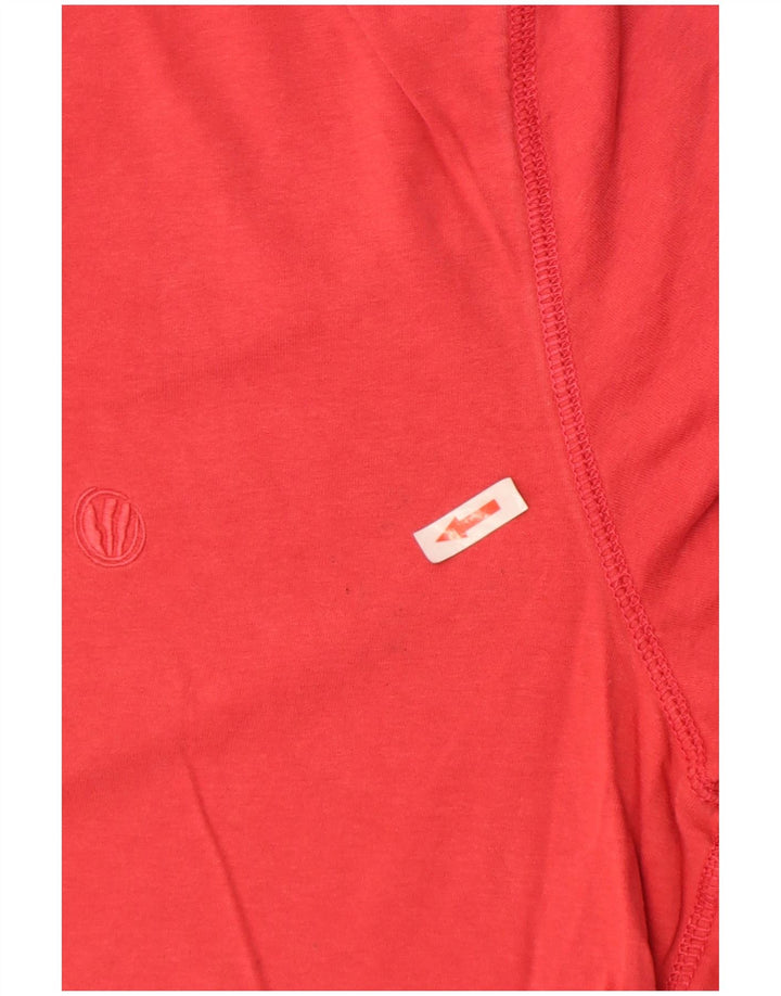 Camiseta para hombre Fat Face Top grande de algodón rojo