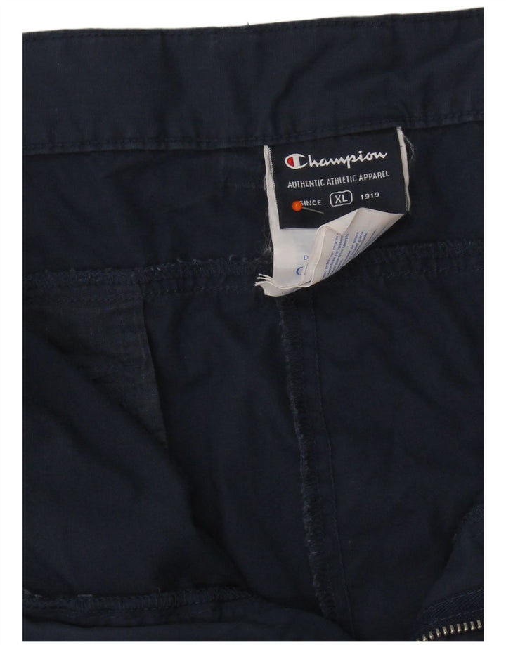 Champion Pantalones cortos cargo para hombre XL W38 Algodón azul marino