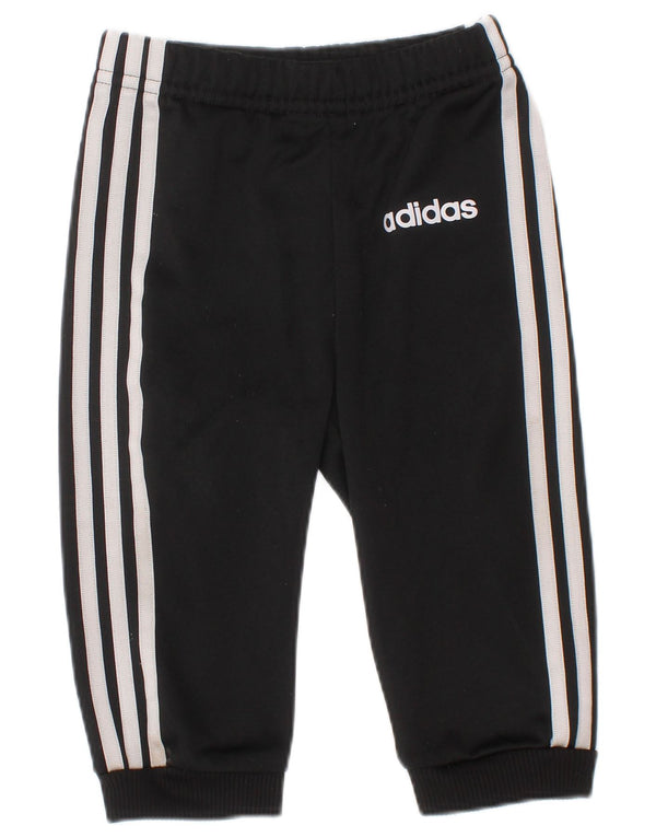 Adidas Joggers - Pantalón de chándal para bebé niño, 6-9 meses, color negro, poliéster