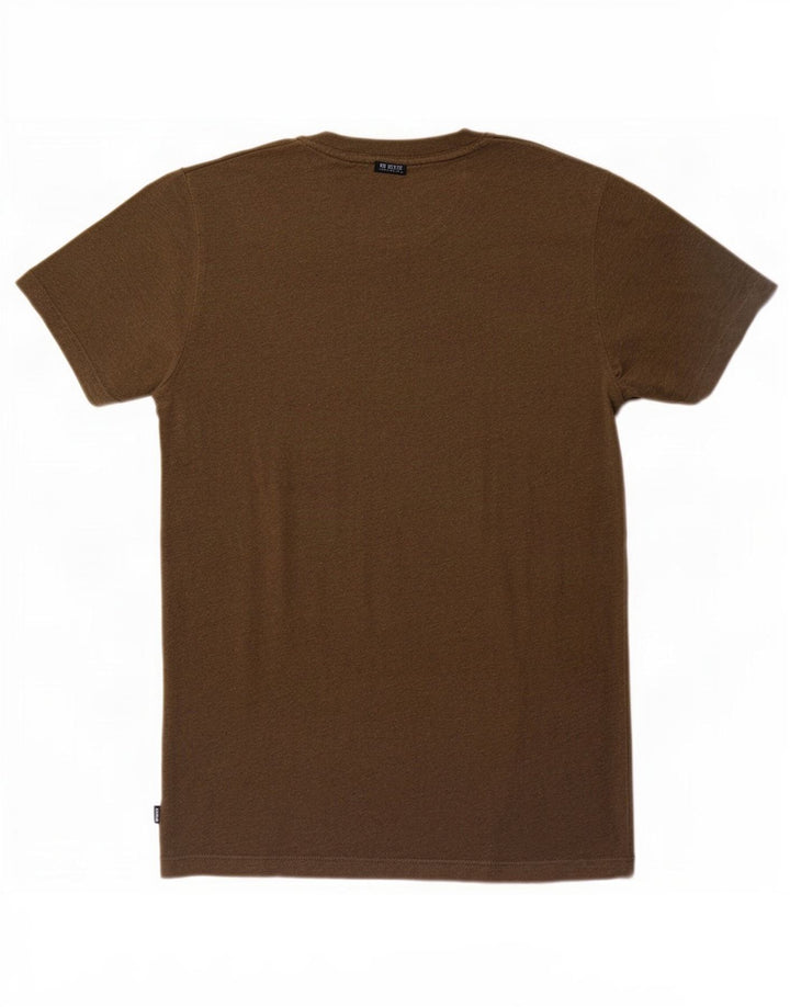 Superdry Camiseta para Hombre Top Medium Khaki Cotton