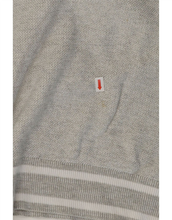 Marks & Spencer - Jersey de cuello redondo para hombre, talla 2XL, algodón gris