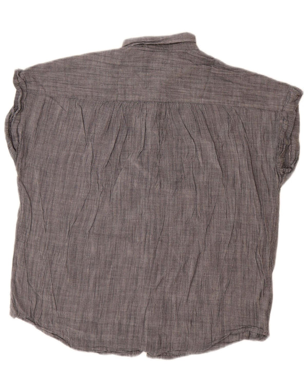 GAP Blusa camisera extragrande para mujer UK 10 Small Grey