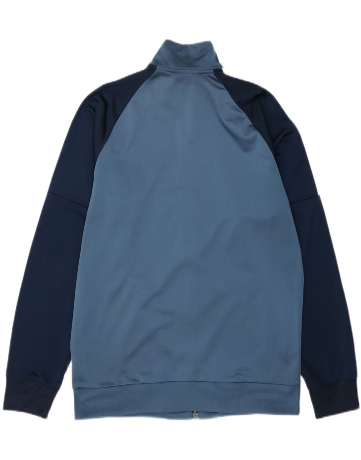 Adidas - Chaqueta de chándal para hombre, talla 42/44, color azul medio, poliéster