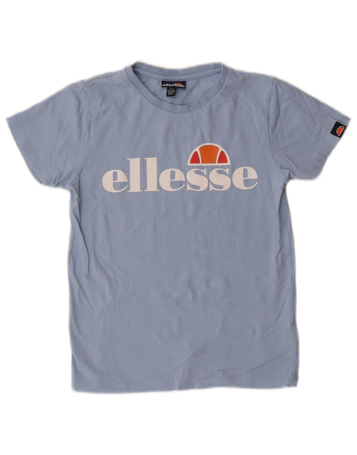 Ellesse Camiseta gráfica para niño 8-9 años Azul Algodón