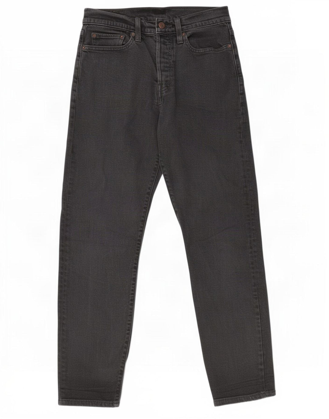Levi's Vaqueros Rectos Mujer W28 L27 Algodón Negro