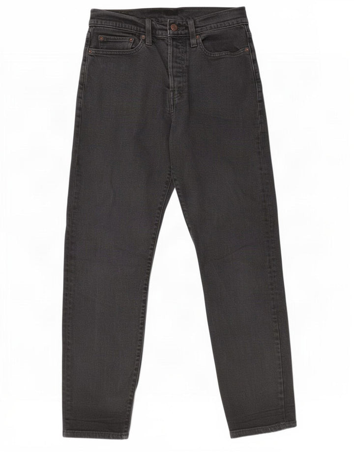 Levi's Vaqueros Rectos Mujer W28 L27 Algodón Negro