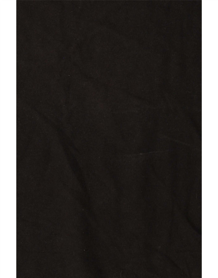 Reebok Camiseta para mujer Top UK 12 Medium Negro Algodón