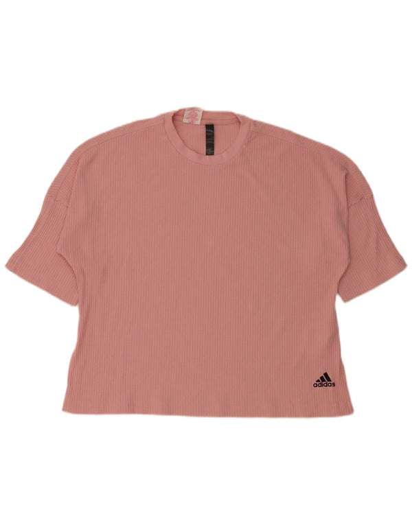 Adidas Camiseta Niña Top 14-15 Años Rosa Algodón