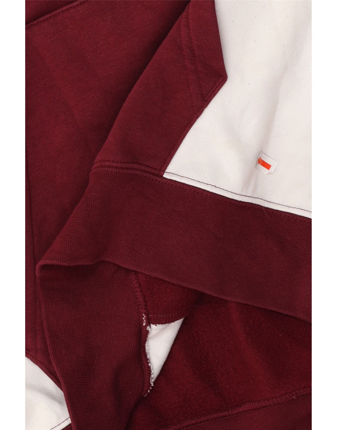 NIKE Sudadera con capucha gráfica para hombre, jersey pequeño de algodón color block granate