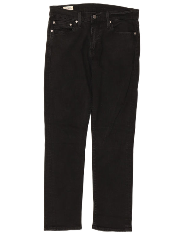 LEVI'S Mens 511 Slim Jeans W31 L30 Algodón Negro